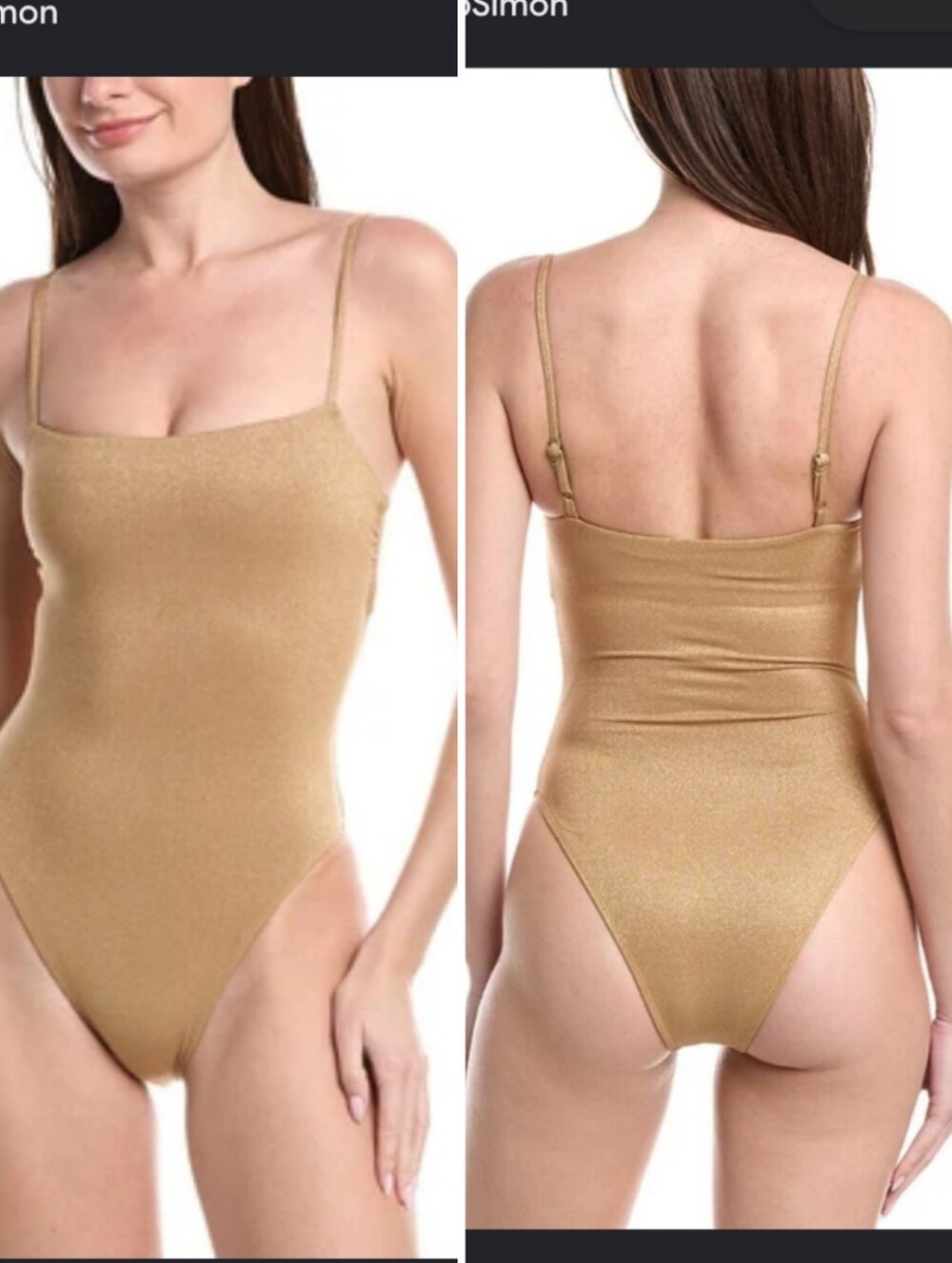 Vitamin A Jenna One Piece Swimsuit, Sand - Picture 2 of 8